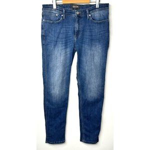 Duer Jeans L2X Slim Fit Men 34x31 Blue Denim Medium Wash Stretch Flex Pockets